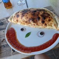 Vegan Calzone 😃👍🏻 #Veganuary at Chris Kitchen in Fuerteventura