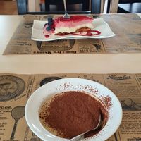 Delicious vegan tiramisu at Chris Kitchen in Fuerteventura