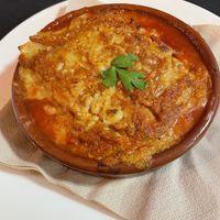 Vegan lasagna  at Chris Kitchen in Fuerteventura