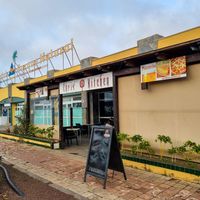 Outside (at the end of corralejo but worth to go there) at Chris Kitchen in Fuerteventura