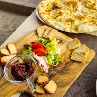 Vegan cheese plate at Chris Kitchen in Fuerteventura