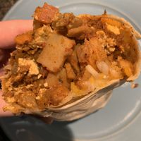  Breakfast burrito at Under the Ground Blono in Downs