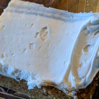 Carrot cake at Under the Ground Blono in Downs