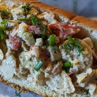 Lobstuh Sandwich at Under the Ground Blono in Downs