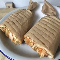 Vegan wrap  at Rira in Budapest