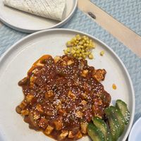 Tofu omelette   at Rira in Budapest