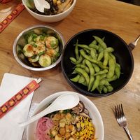 Vegan feast! at Co-op Ramen in Bentonville