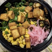 Spicy peanut bowl at Co-op Ramen in Bentonville