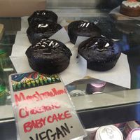 So excited to try this vegan marshmallow cake! at Rainshadow Cafe in Sequim