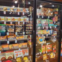 The frozen section has lots of choices, including Ben & Jerry's non-dairy ice creams (in the ice cream section). at Nugget Markets in Elk Grove