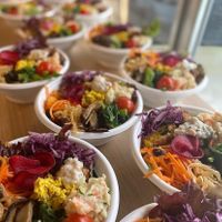 Buddha bowl is delicious. A lot of different vegetables , soy meat, mock egg etc. I enjoyed it with my eyes and my mouth. at Cotonoha Kitakamakura  in Kamakura