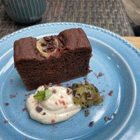 Chocolate banana cake. at Cotonoha Kitakamakura  in Kamakura