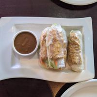 Salad rolls at Sweet Mango in Edmonton