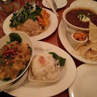 our food at Angelica Kitchen in New York City