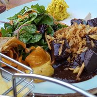 Tofu sate at 't Lieve Vrouwtje in Amersfoort