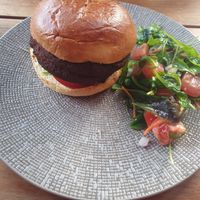 Falafel burger at 't Lieve Vrouwtje in Amersfoort