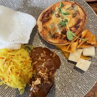 Saté and curry pastry  at 't Lieve Vrouwtje in Amersfoort