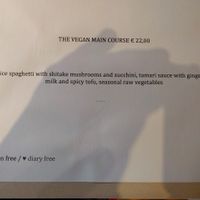 vegan option at L'Impossible in Chamonix-mont-blanc