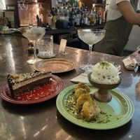 “Open Sesame” cake & Baklava with pistachio ice cream  at Istanbul Hawaii in Honolulu