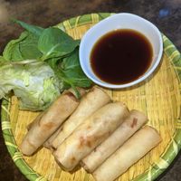 Vegetable Spring Rolls! Super fresh and delicious.   at Glenda Pho Cafe in Port Melbourne