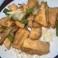 Fried Salt & Pepper Tofu   at Glenda Pho Cafe in Port Melbourne