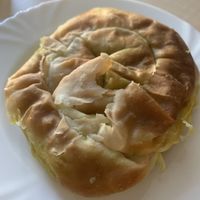 Samosa burek at Slovegija in Ljubljana