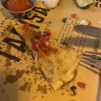 Vegetarian quesadilla with mushroom filling  at Taqisa in Denpasar