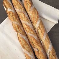 Delicious baguettes at Casa Artesa Panaderia in Queretaro