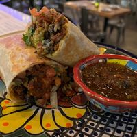 Soy chorizo burrito  at TORTILLA REAL   in Petaluma