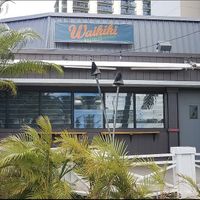 Across from Ft. DeRussy Park at Waikiki Brewing Company in Honolulu