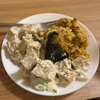 sisig and rice  at Pipino in Quezon City