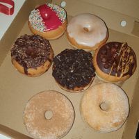 Donut variations at Boogie Donuts in Munich