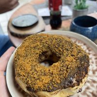 Lotus filled donut  at Boogie Donuts in Munich
