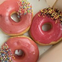 Glazed donuts  at Boogie Donuts in Munich