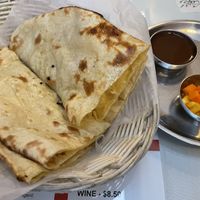 Vegan Phulka without ghee / butter  at Ayurveda Cafe in New York City