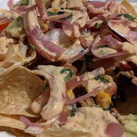 Loaded nachos at Dom's in Winston-salem