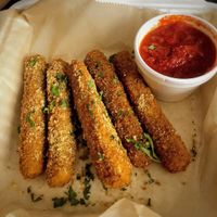 Mozzarella sticks  at Dom's in Winston-salem