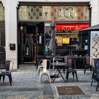Outside of We Love Coffee at We Love Coffee in Leuven
