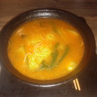 Seasonal ramen special miso ramen at Shogun Sushi Hibachi and Thai in Cambridge