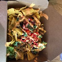 Más Nachos  at Más Veggies Taqueria in Portland