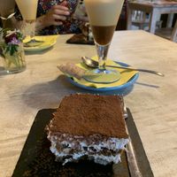 Tiramisu and iced-coffee (forgot what it was called!) at Vegamore in Milan