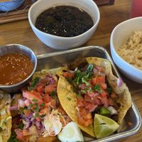 Three amazing tacos  at Más Veggies Taqueria in Torrance