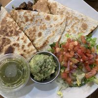 Fajita ‘Steak’ Quesadilla   at Más Veggies Taqueria in Torrance