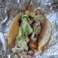 Spicy Tofu Taco - pretty unexciting tasting at Buenos Grill in Reno