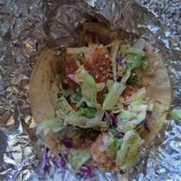 Crispy Coconut Tofu Taco - Yum! 🤤 at Buenos Grill in Reno