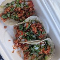 Tvp tacos at Buenos Grill in Reno