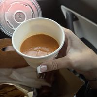 Tiny amount of queso- yummy but expensive for the amount  at Más Veggies Taqueria - Santana Row in San Jose