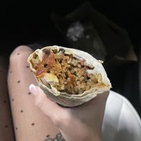Tejano burrito   at Más Veggies Taqueria - Santana Row in San Jose