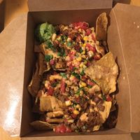 Nachos! at Más Veggies Taqueria in Cambridge