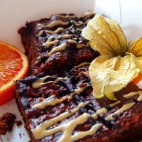 Tahini brownies at Resi Lecker in Dusseldorf